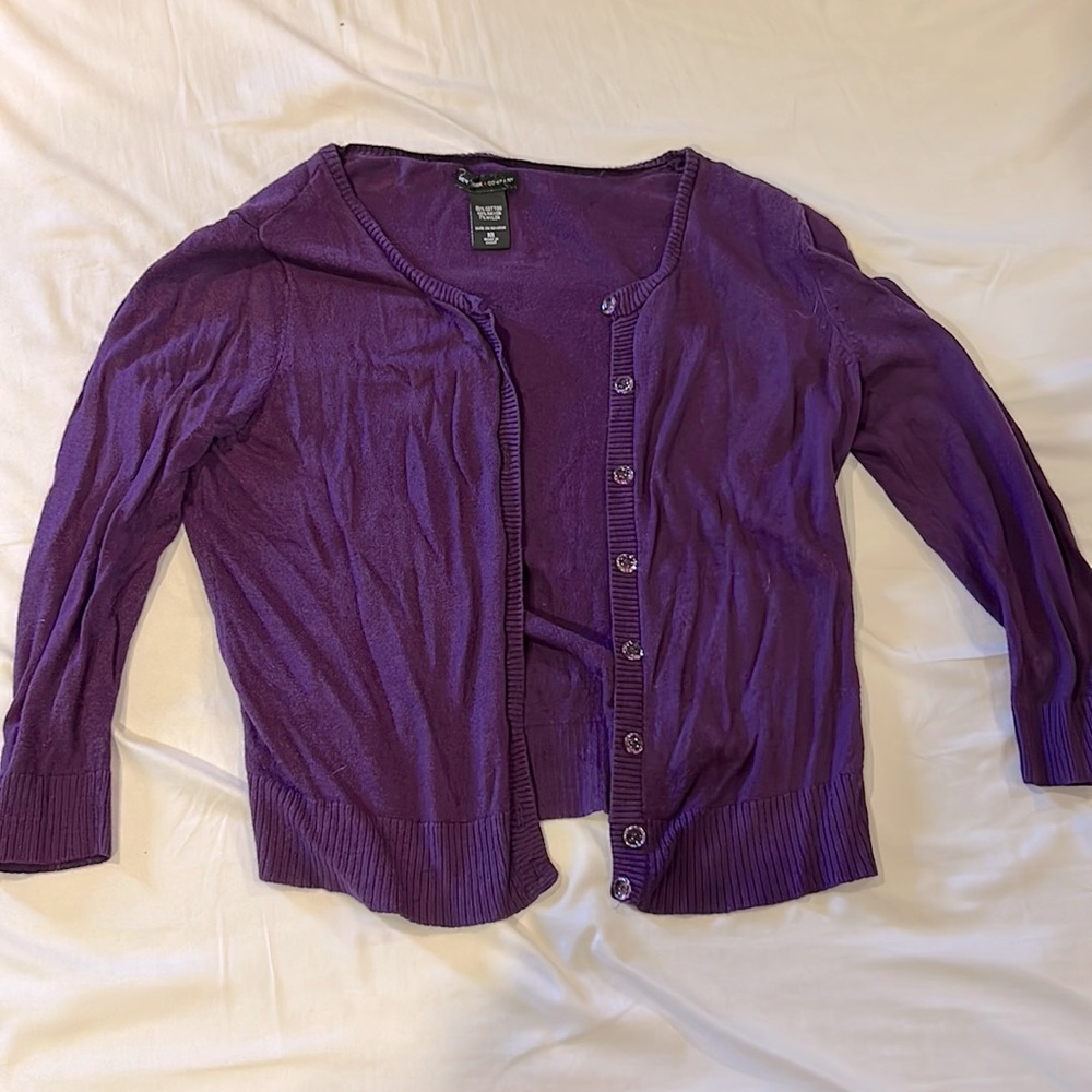 New York & Company - Purple Cardigan